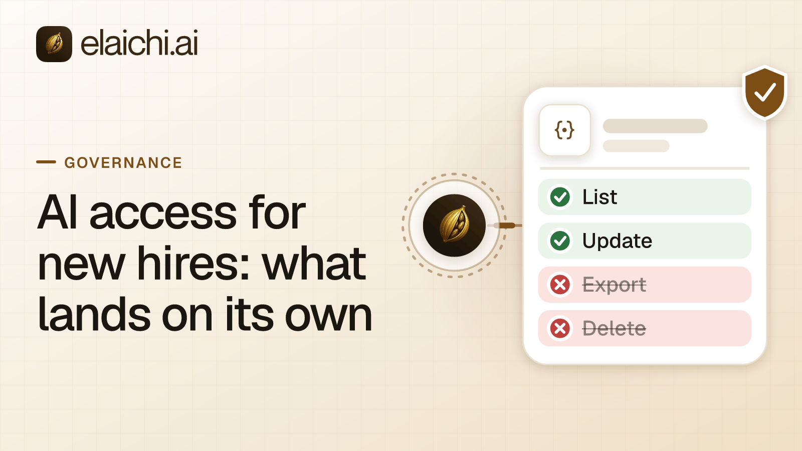 A new employee's first day access path: directory sync on one side, personal app sign-ins on the other