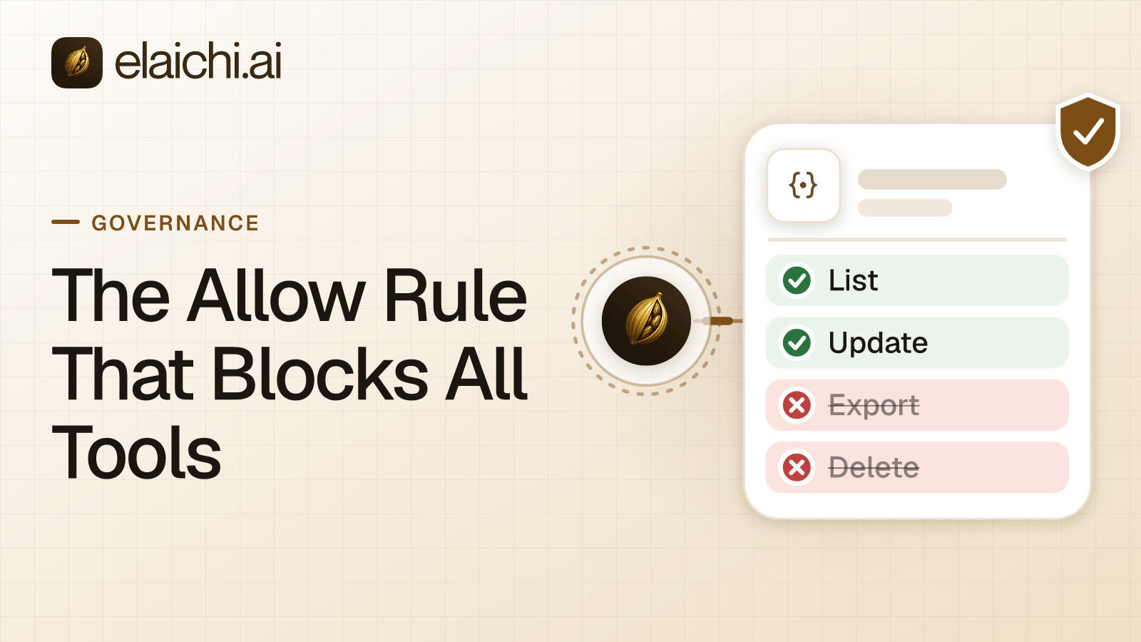 A restriction rule screen showing an allow rule with no connectors or tools named