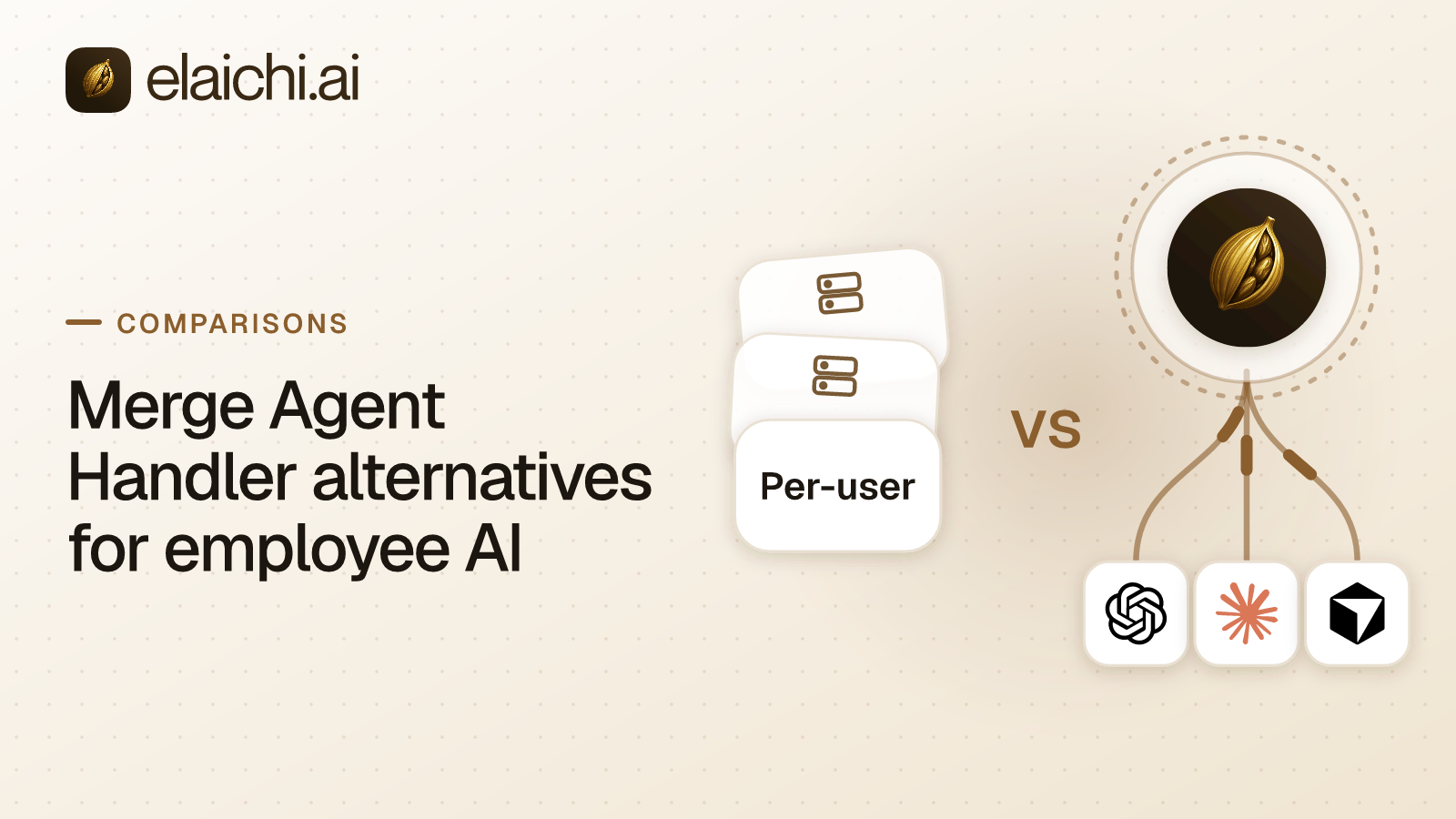 An IT administrator comparing two platform options for giving employees AI access to company apps