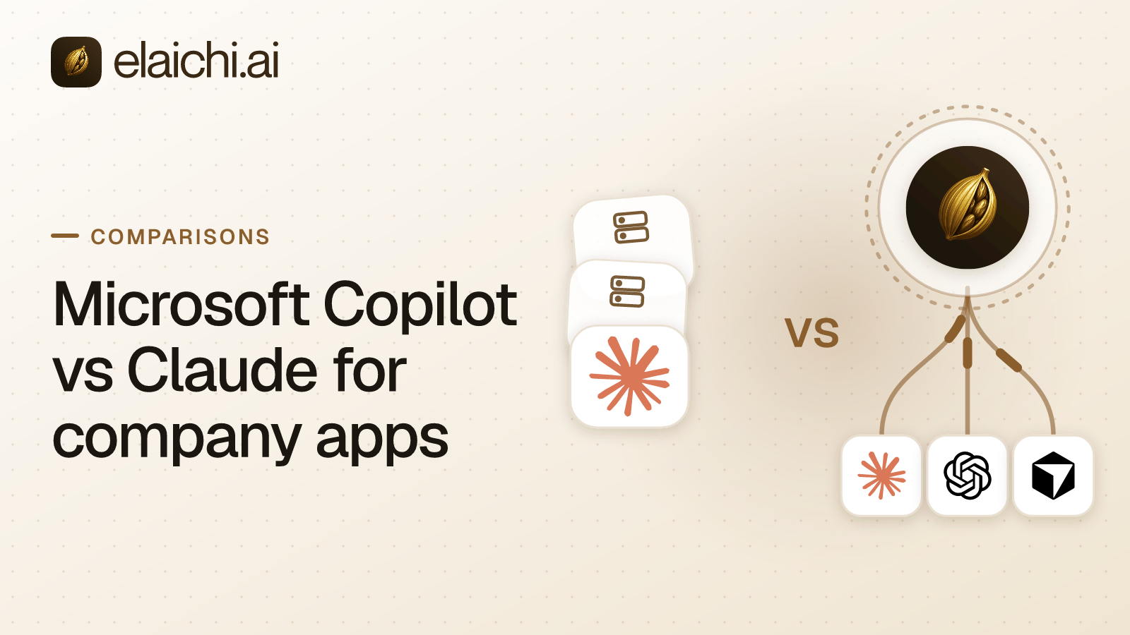 Two AI clients signing in to one governed MCP endpoint that fronts a catalog of company apps