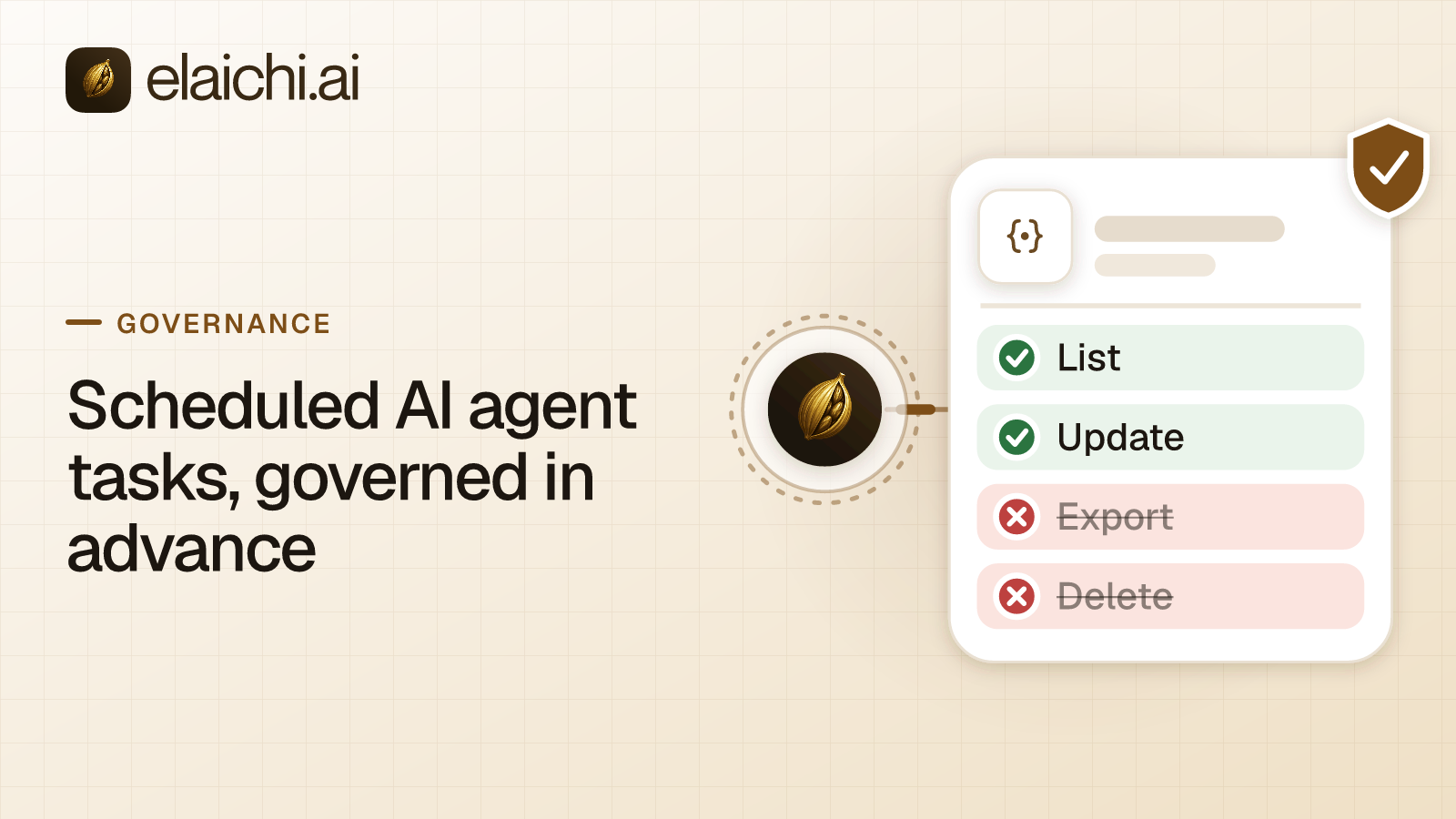 A recurring agent task calling company SaaS tools overnight with no person present to approve it
